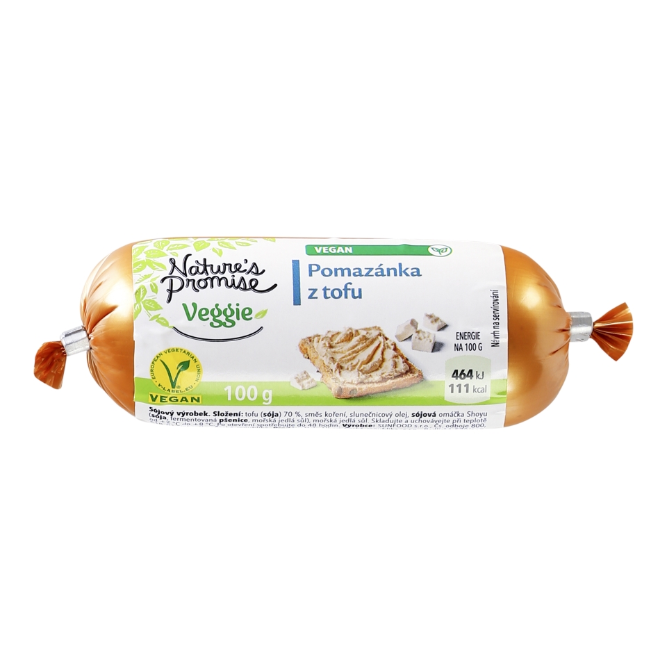 Czech Republic product data sample: Nature's Promise Pomazánka z tofu, 100 g