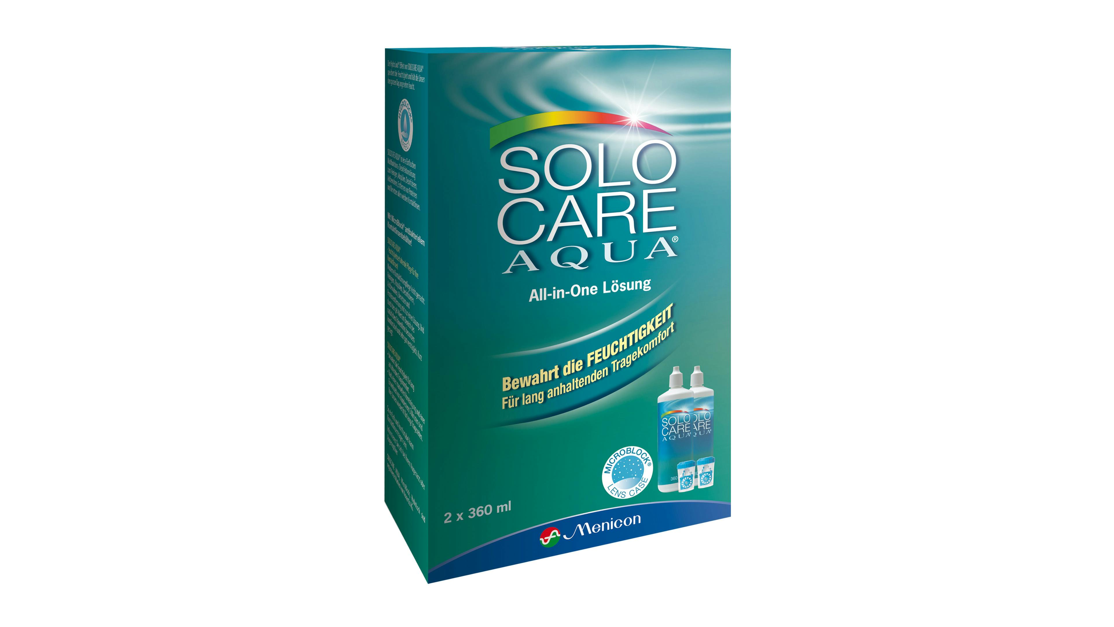 Germany product data sample: Solocare Aqua® All-in-One Pflege Doppelpack 720ml