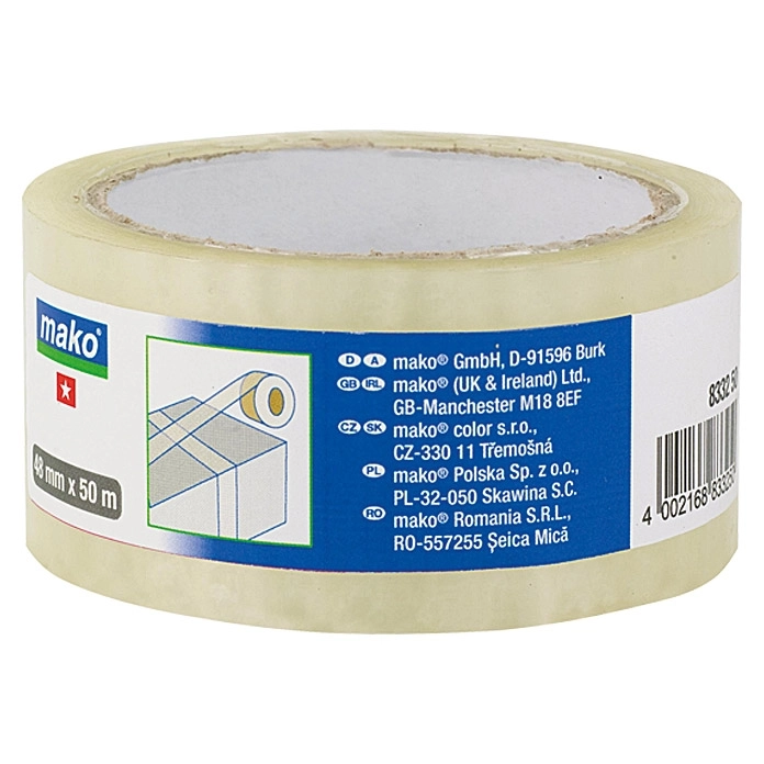Hungary product data sample: MAKO - csomagolószalag (50m, átlátszó)