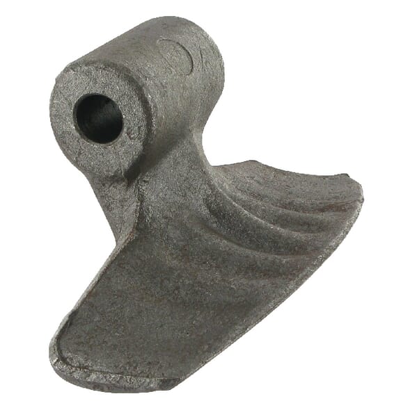Italy product data sample: Mazza trinciasarmenti foro 16,5X70,0 mm larghezza 195,0 mm X raggio 88 mm