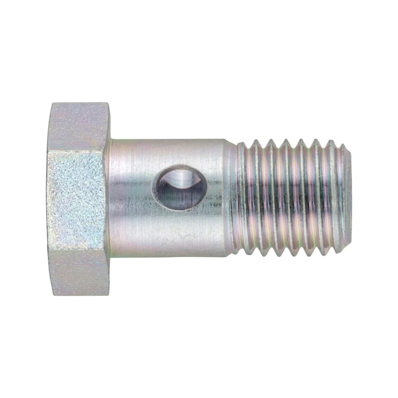 Spain product data sample: Hohlschraube DIN 7643, Stahl verzinkt Dickschicht passiviert (VZD), kurze Auführung. Hohlschraube DIN 7643, Stahl verzinkt Dickschicht passiviert (VZD), kurze Auführung