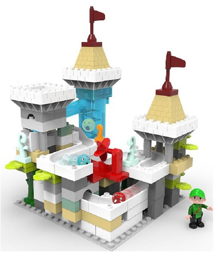 United Arab Emirates product data sample: Spring Flower Jack & The Beanstalk 110-Piece Castle Construction Set for Creative Play, STEM Learning Toy for Kids Aged 3 Years+
