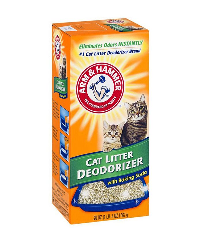 United Arab Emirates product data sample: ARM & HAMMER 20 Cat Litter Deodorizer, Fresh Scent, Odor Eliminator with Baking Soda, 567g