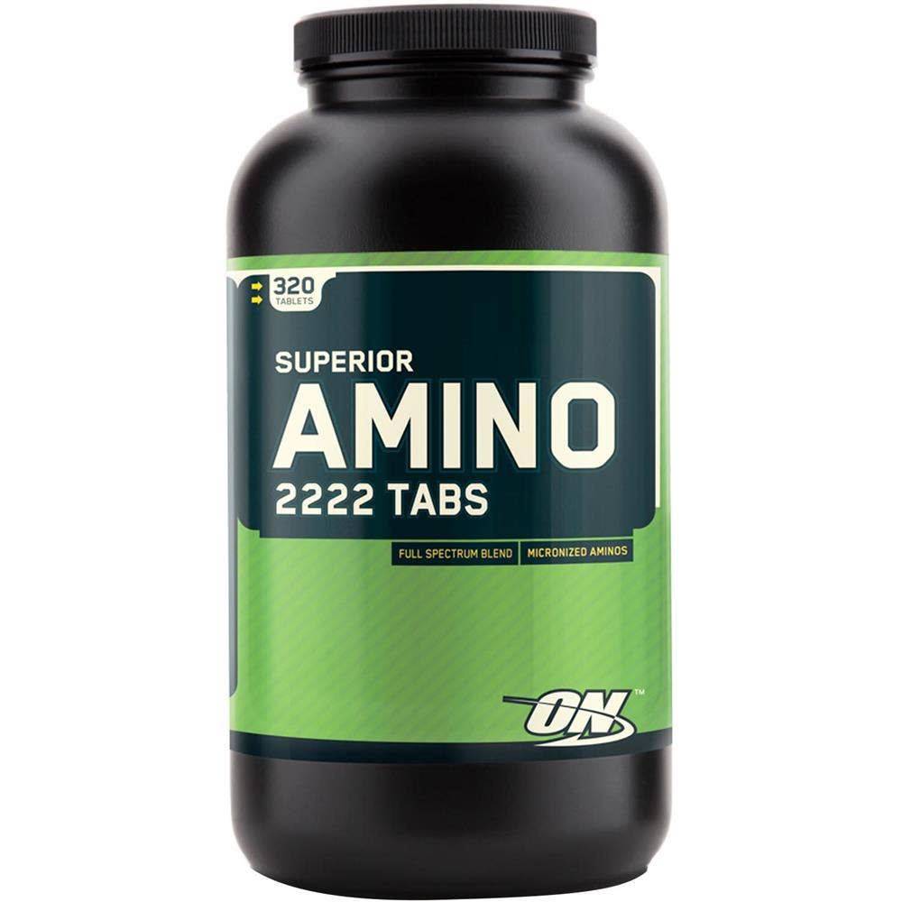 United Arab Emirates product data sample: Optimum Nutrition Superior Amino 2222 Tablets For Energy, Recovery & Performance, Pack of 320's