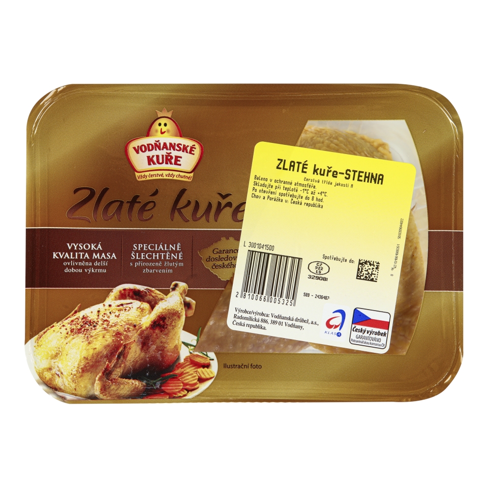 Czech Republic product data sample: Zlaté kuře stehna chlazená, 550 g