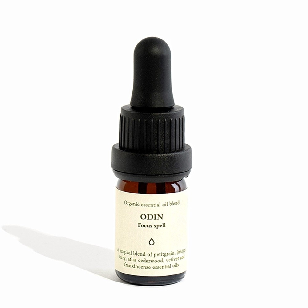 Lithuania product data sample: SMELLS LIKE SPELLS Organic Essential Oil Blend ODIN 5 ml