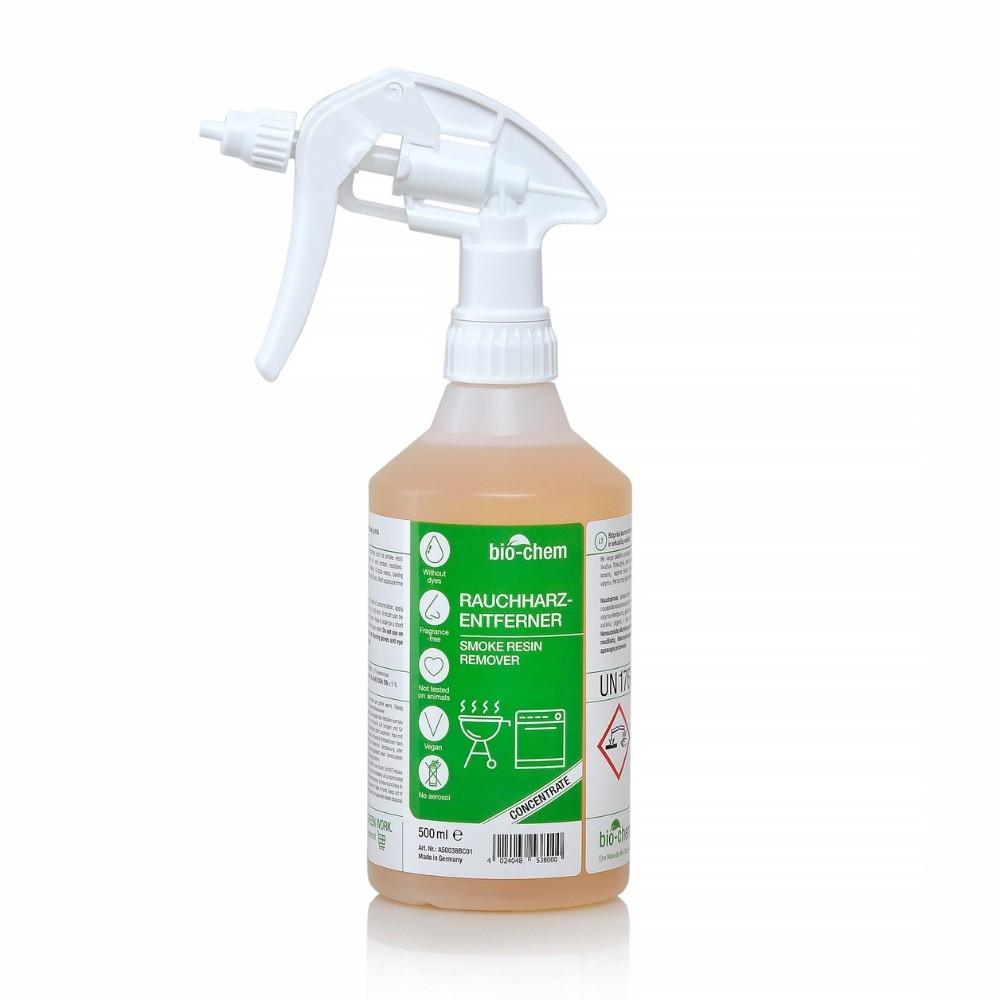 Lithuania product data sample: BIO-CHEM Smoke Resin Remover 500 ml