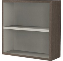 Germany product data sample: Hängeschrank ohne Tür Baden Haus Breite 40 cm Eiche dunkel fertig montiert