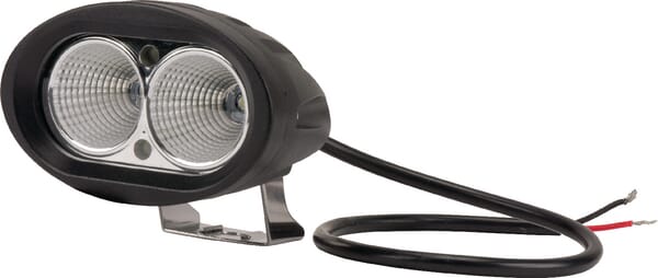 Germany product data sample: Work light LED, 20W, 1800lm, oval, 10/30V, 96x72x79mm, Flood, 2 LED's, gopart