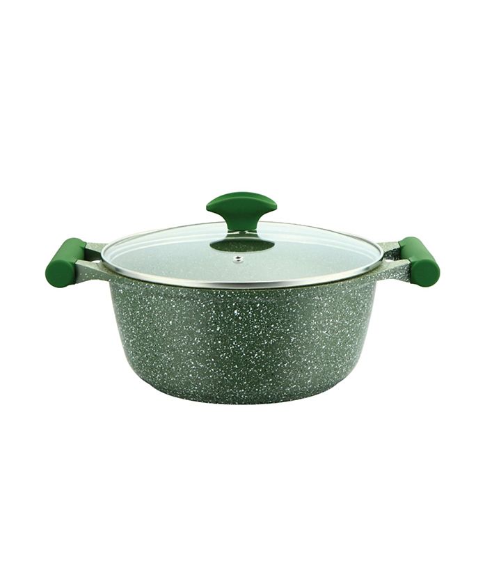 United Arab Emirates product data sample: Prestige 30cm Essentials Casserole with Lid Induction Compatible, 4-Layer Non-Stick Granite Aluminum Cookware with Heat-Resistant Handles