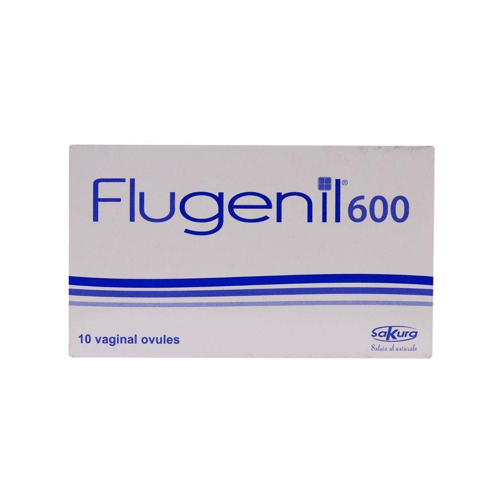 United Arab Emirates product data sample: Flugenil 600 Vaginal Ovules 10's