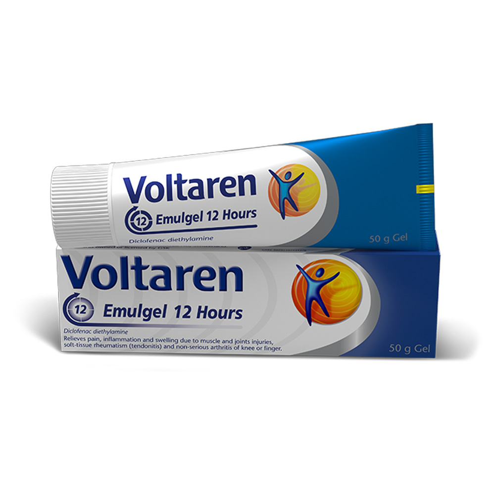 United Arab Emirates product data sample: Voltaren Emulgel, 50 Gm
