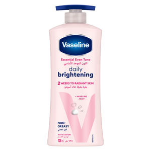 Saudi Arabia product data sample: Vaseline, Body Lotion Even Tone With UV Protection - 725 Ml