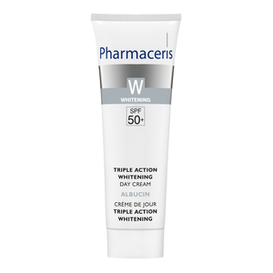 Saudi Arabia product data sample: Pharmaceris, W-Albucin White-Day Cream SPF50+ - 30 Ml