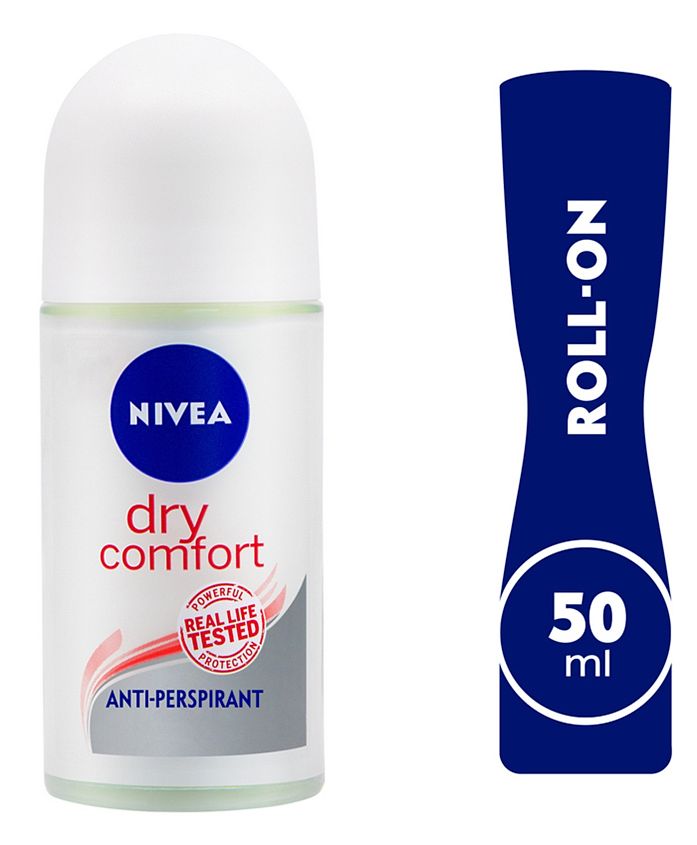 Saudi Arabia product data sample: Nivea Dry Comfort Antiperspirant for Women Quick Dry Comfort Roll-on - 50ml