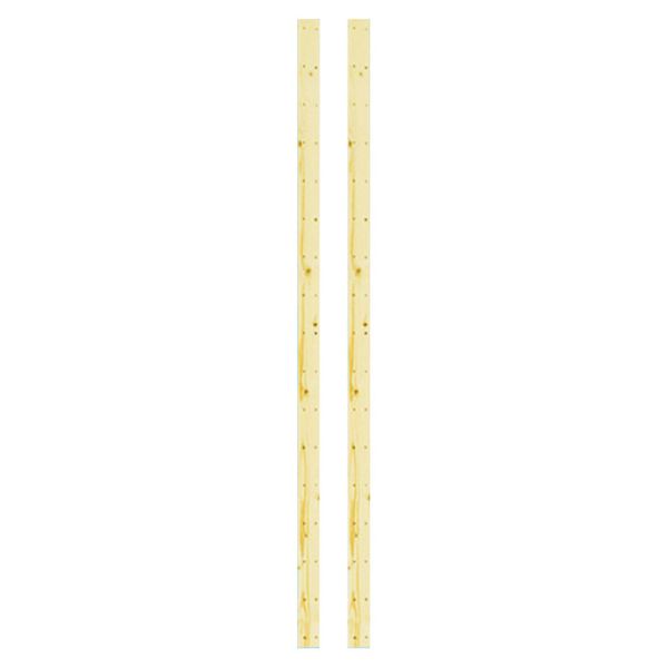 Czech Republic product data sample: Regalux Heavy Regálová stojina 213 cm; dřevo; 2 ks