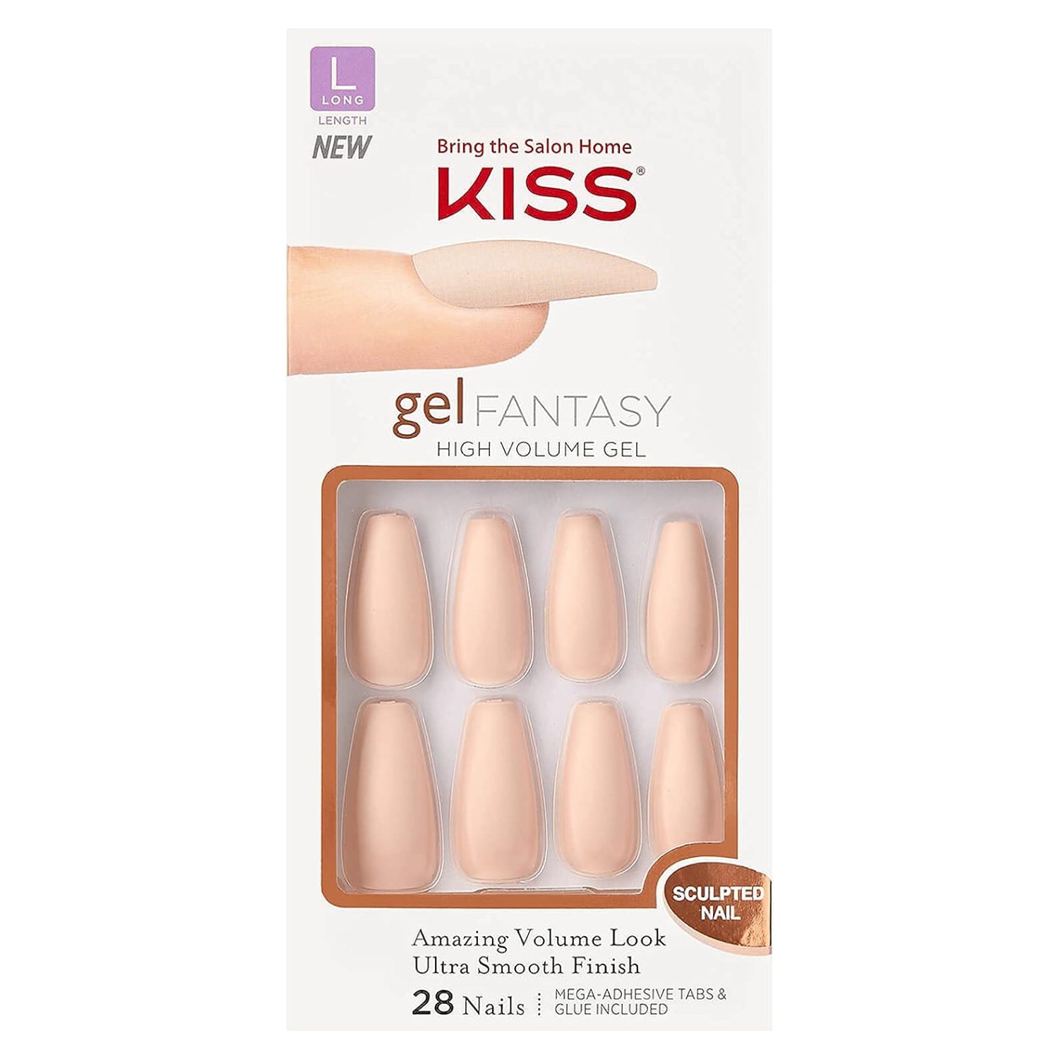 United Arab Emirates product data sample: Kiss Gel Fantasy Sculpted Nails