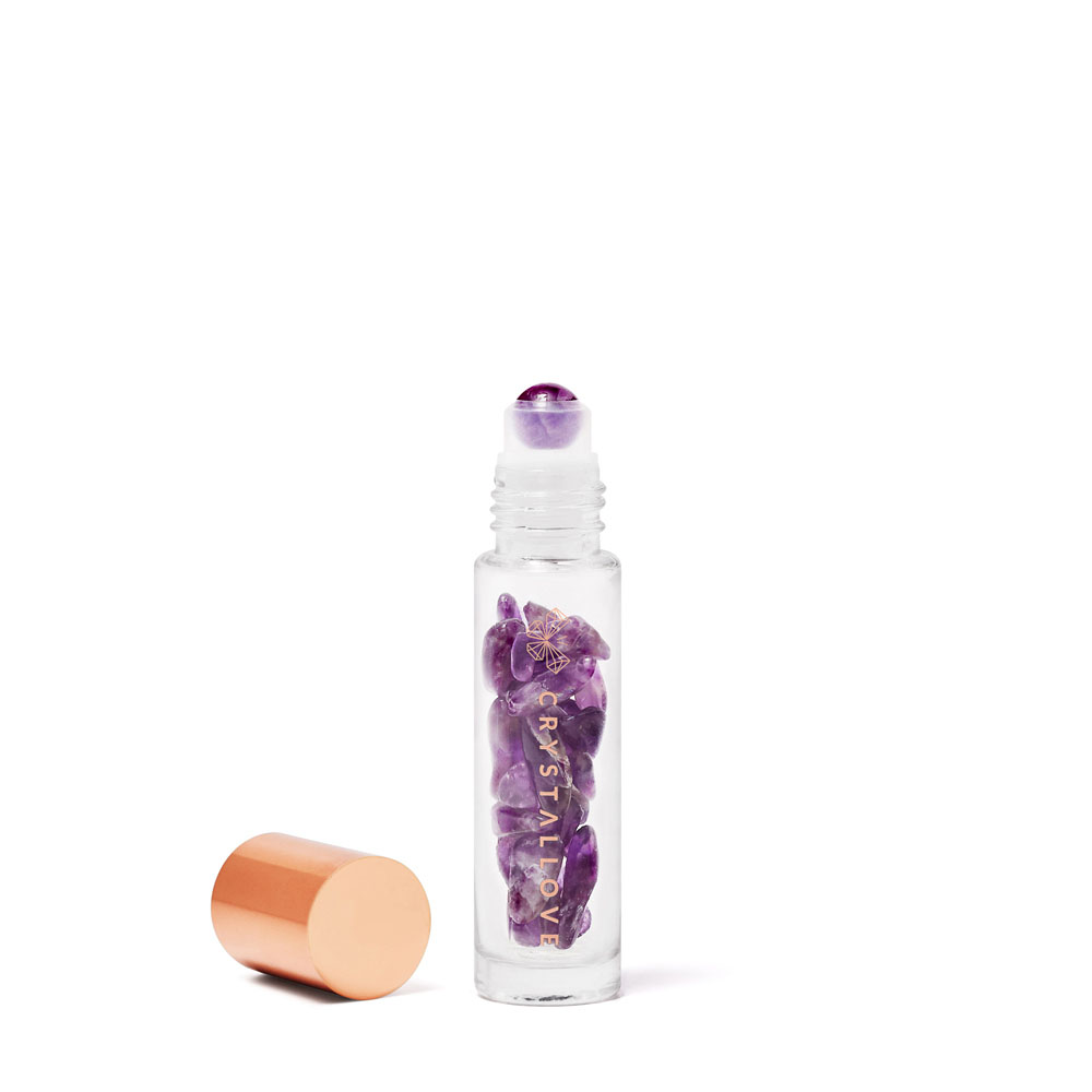 Latvia product data sample: CRYSTALLOVE Amethyst Oil Bottle Pudelīte ar kristāliņiem eļļai – ametists 1 gab