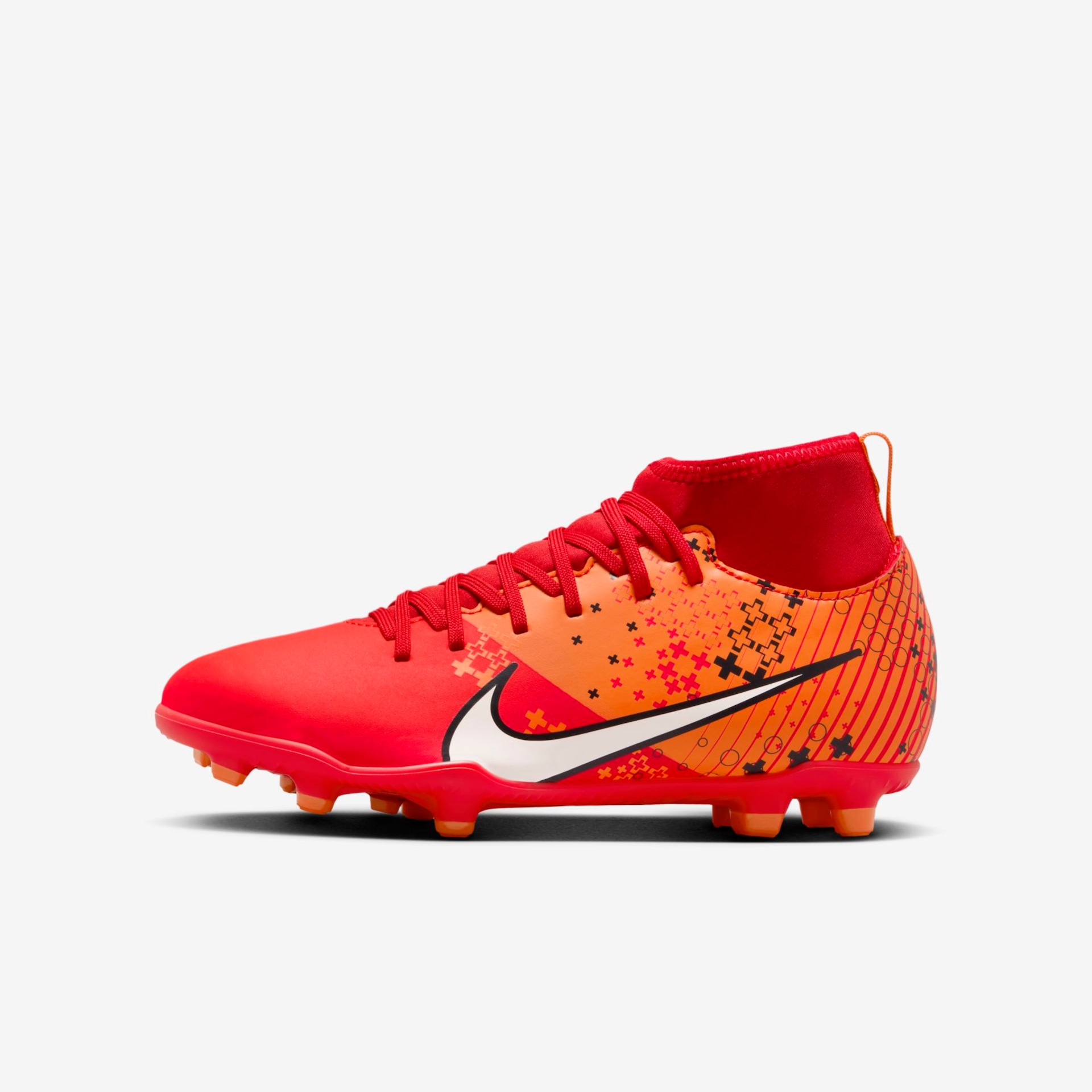 Brazil product data sample: Chuteira Nike Superfly 9 Club Infantil Mercurial Dream Speed Campo Vermelho