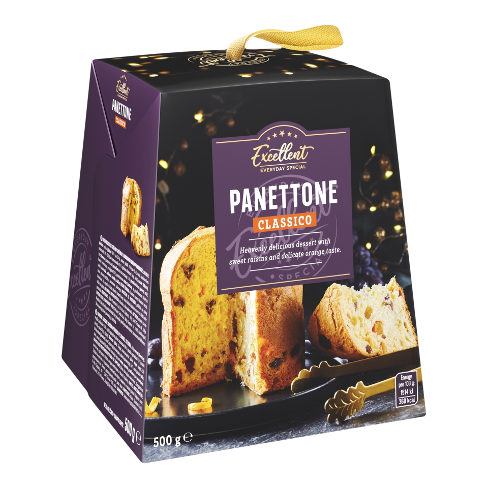 Czech Republic product data sample: Albert Excellent Panettone classico, 500 g