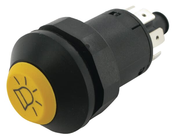 Austria product data sample: Druckschalter Rundumleuchte gelb