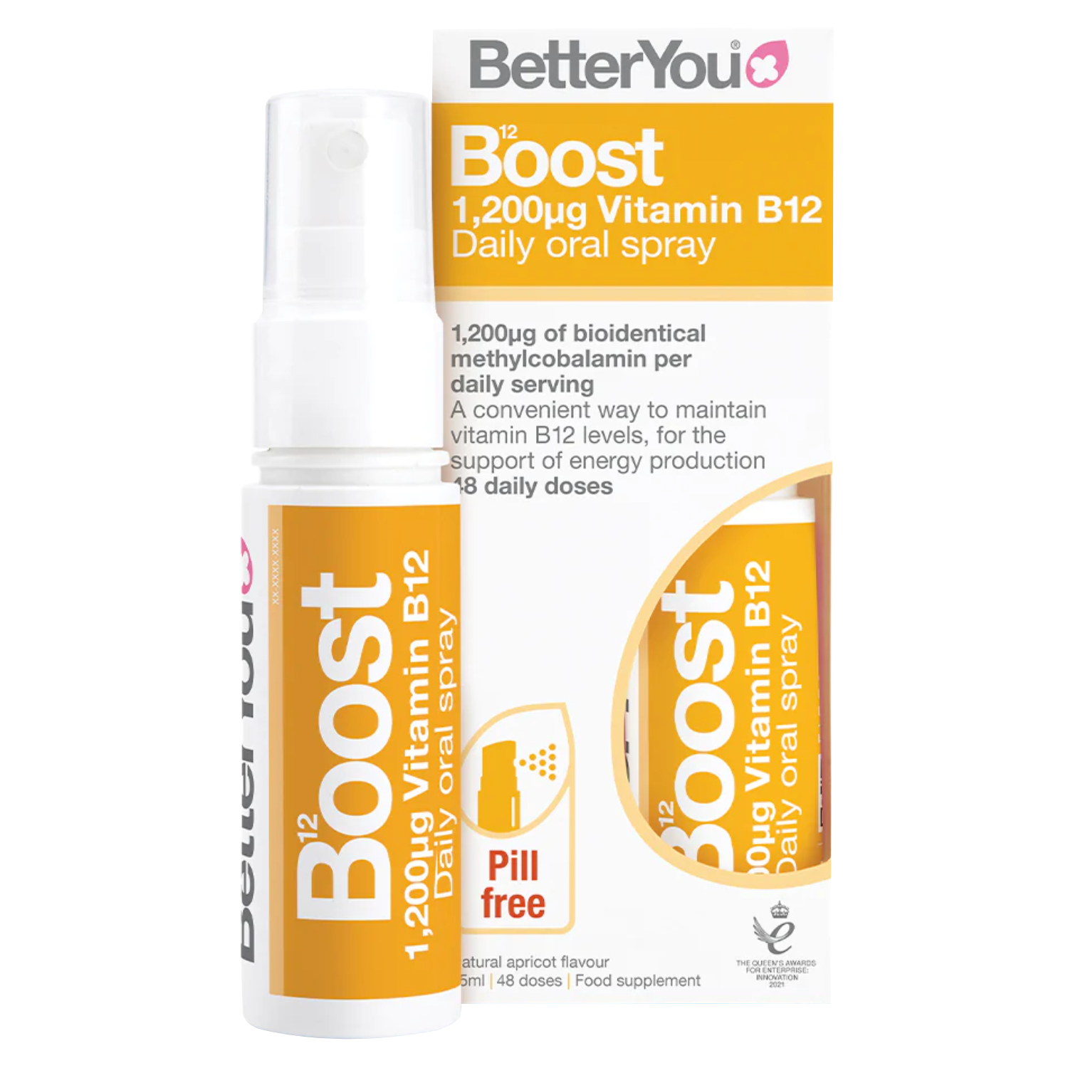 BetterYou Boost Daily Vitamins B12 Oral spray (25ml)