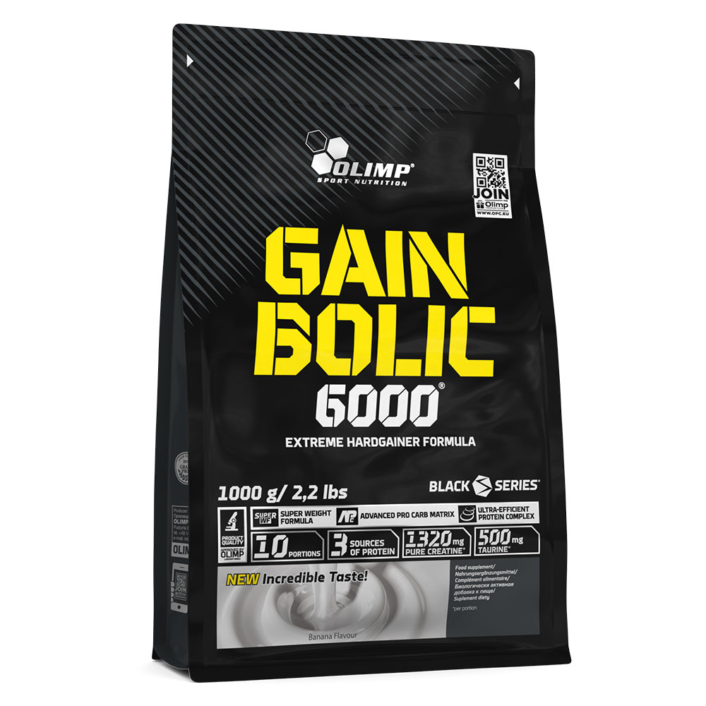 United Arab Emirates product data sample: Olimp Gain Bolic 6000, Banana, 2.2 LB
