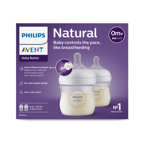 Saudi Arabia product data sample: Avent, Natural Baby Feeding Bottle From 0 Month - 125 Ml