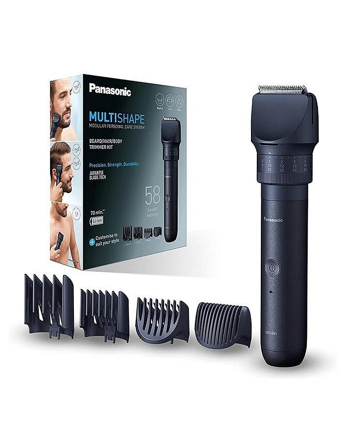 Saudi Arabia product data sample: Panasonic - Multishape Hair Trimmer Kit (Li-ion Battery)